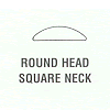 Round Head Square Neck